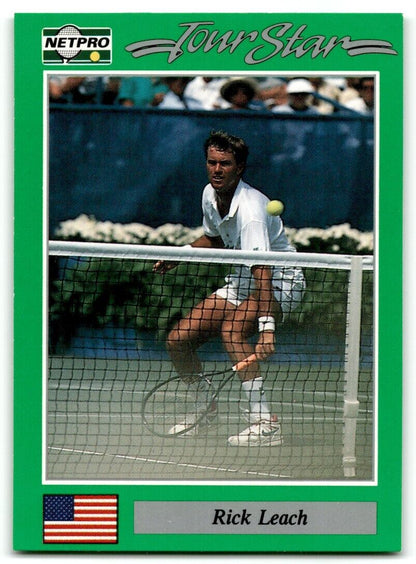 1991 Protennis player Cards Netpro Tour Star Rick Leach #50