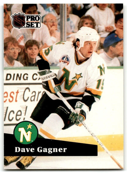 1991-92 Pro Set Dave Gagner Minnesota North Stars #108