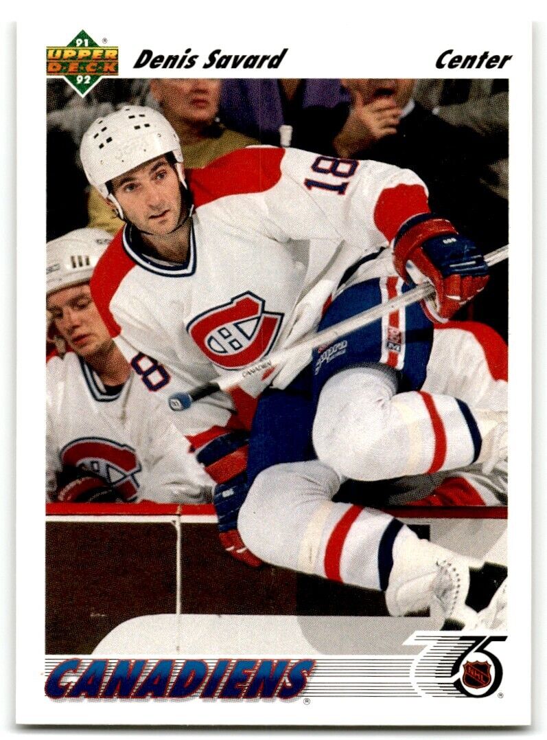 1991-92 Upper Deck Denis Savard Montreal Canadiens #242