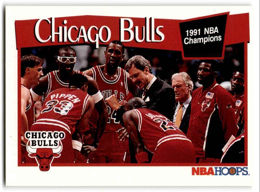 1991-92 Hoops Chicago Bulls Chicago Bulls #277