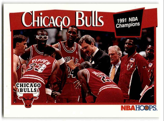 1991-92 Hoops Chicago Bulls Chicago Bulls #277