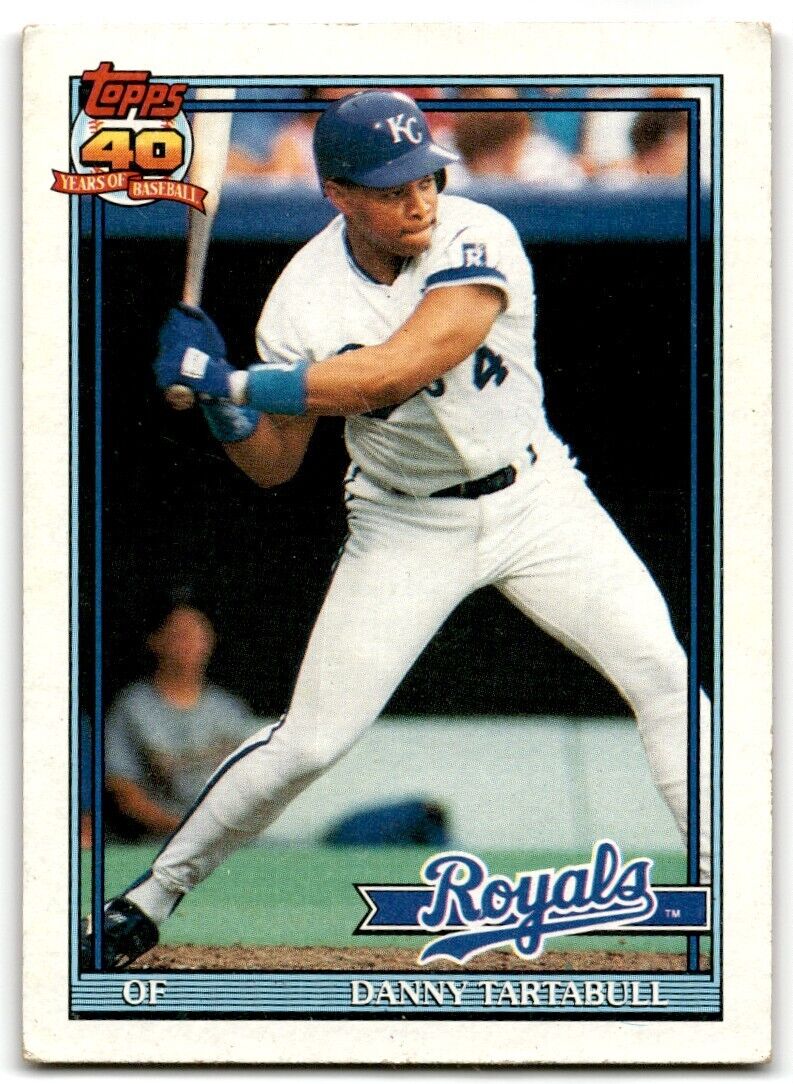 1991 Topps Danny Tartabull Kansas City Royals #90