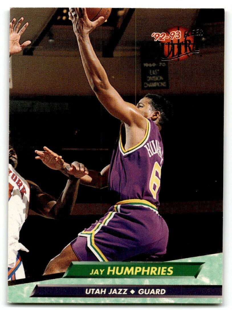 1992-93 Ultra Jay Humphries Utah Jazz #364