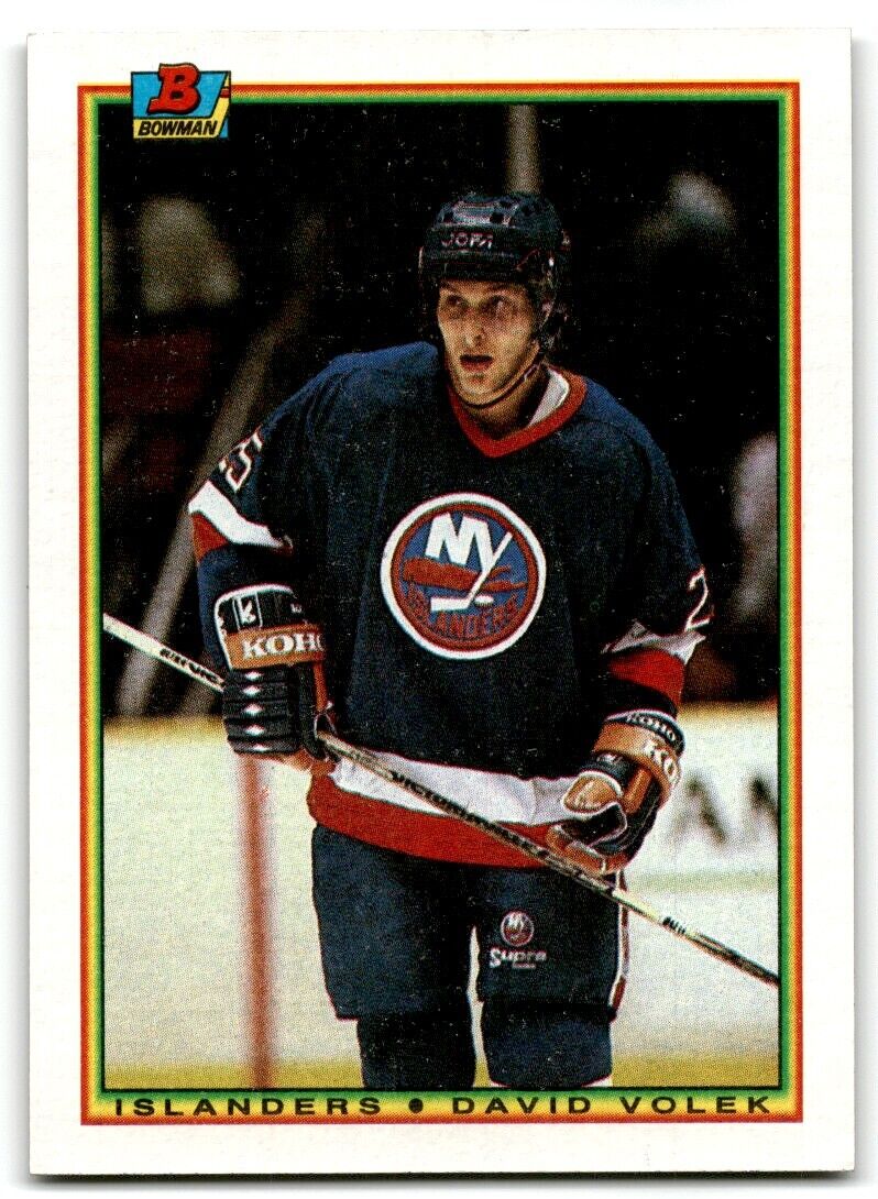 1990-91 Bowman David Volek New York Islanders #127