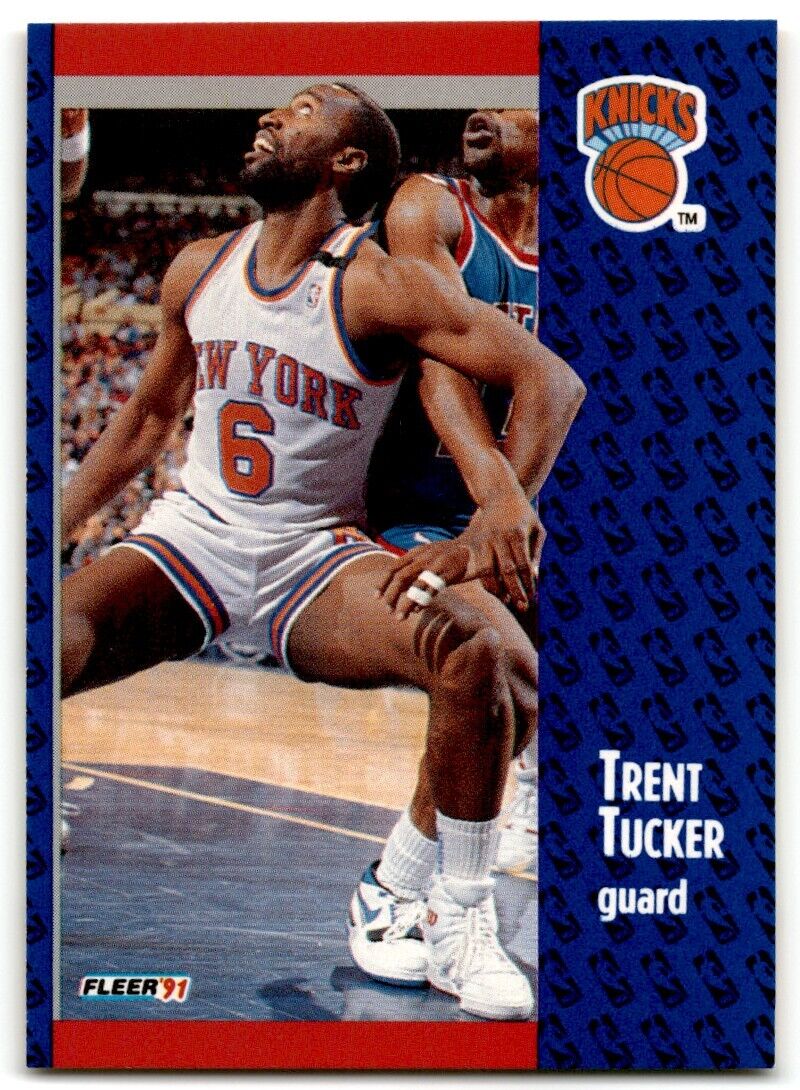 1991-92 Fleer Trent Tucker New York Knicks #140