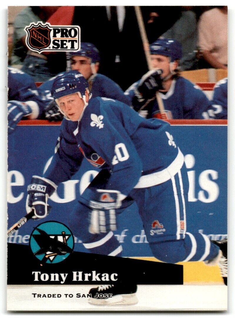 1991-92 Pro Set Tony Hrkac San Jose Sharks #205