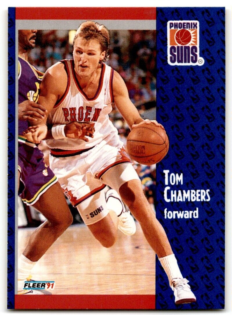 1991-92 Fleer Tom Chambers Phoenix Suns #158