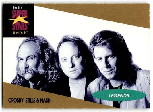 1991-92 ProSet Super Stars MusiCard Crosby, Stills & Nash #4