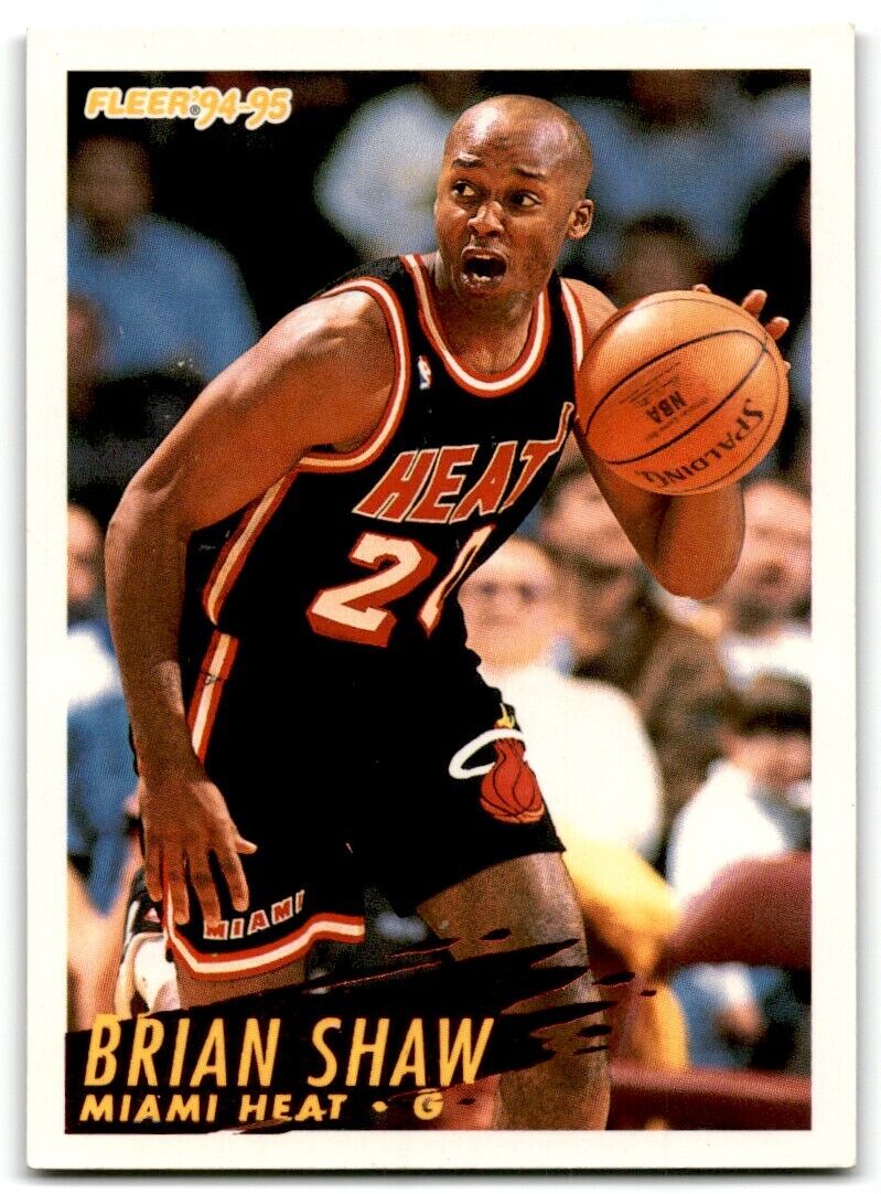 1994-95 Fleer Brian Shaw Miami Heat #121