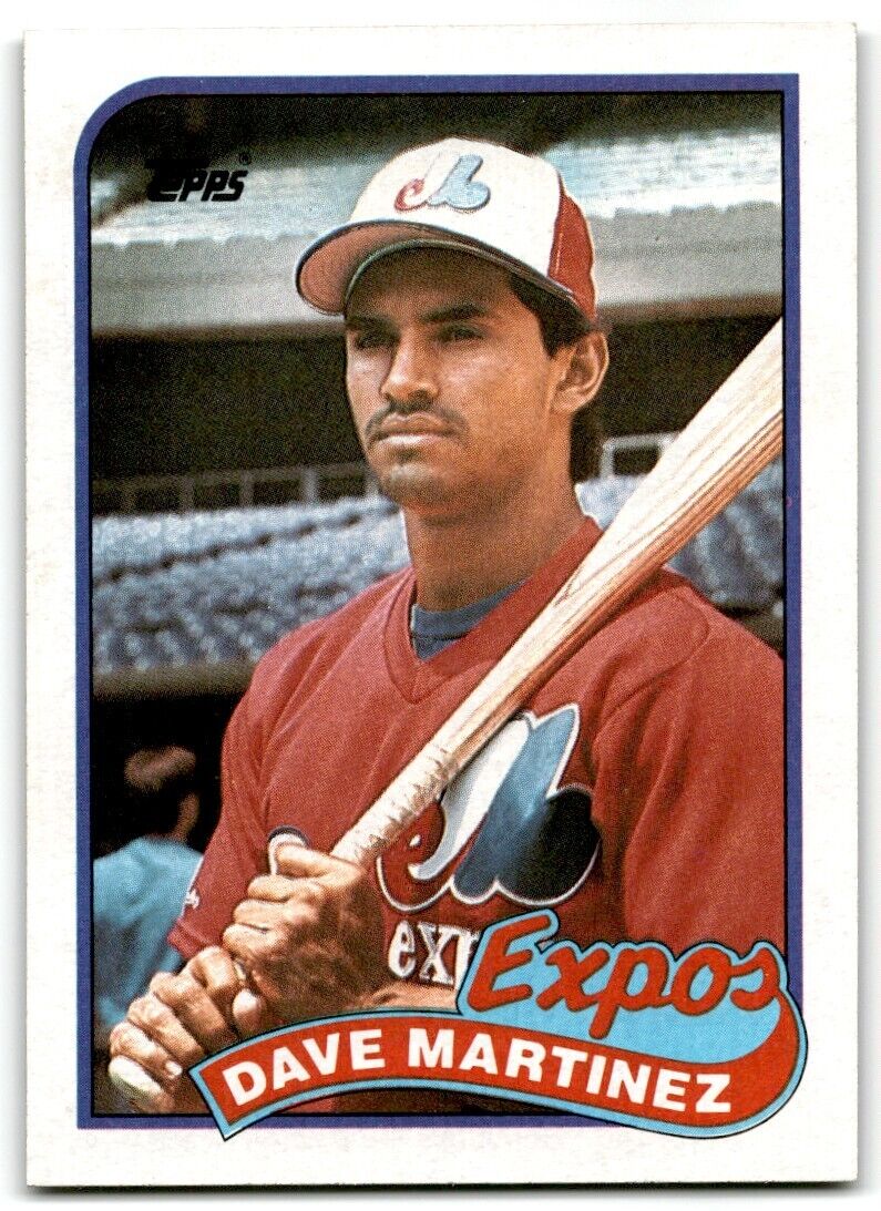 1989 Topps Dave Martinez Montreal Expos #763