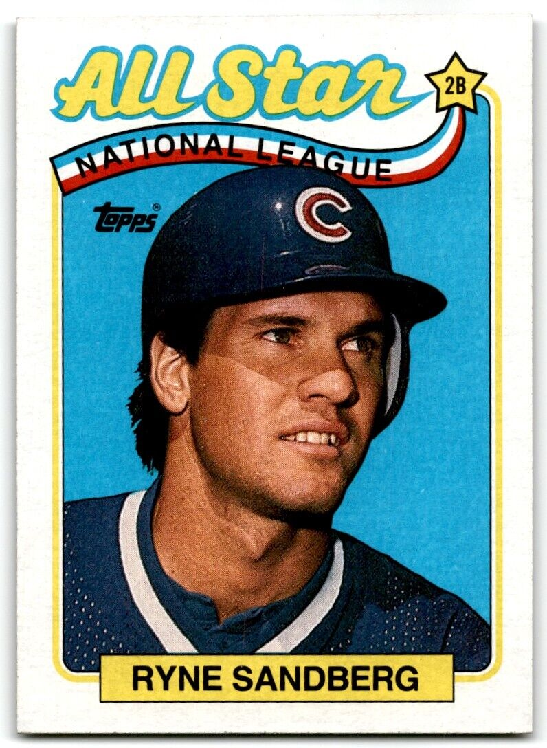 1989 Topps Ryne Sandberg Chicago Cubs #387