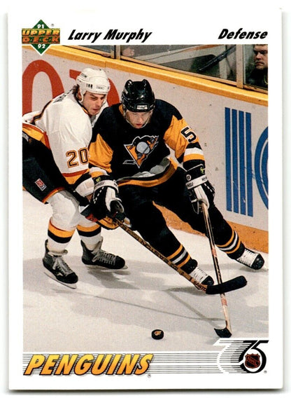 1991-92 Upper Deck Larry Murphy Pittsburgh Penguins #302