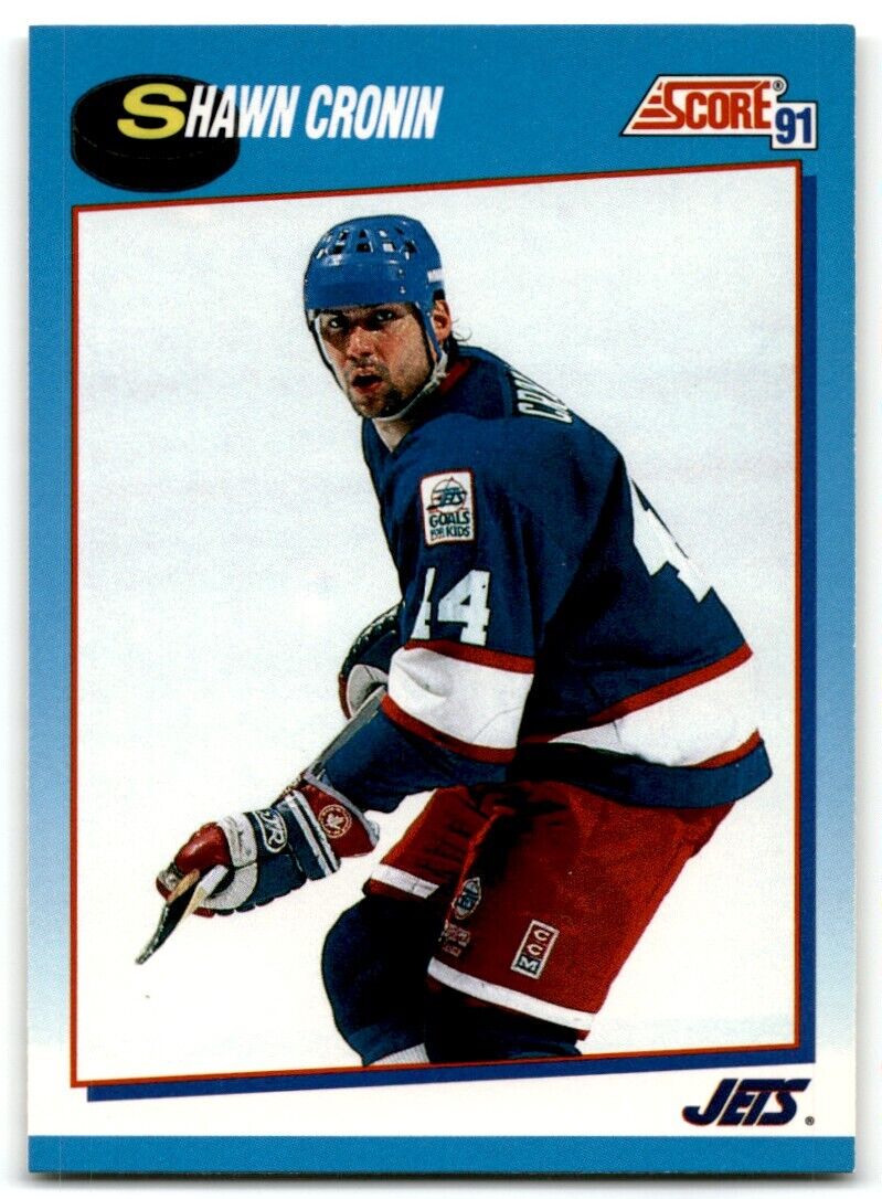 1991-92 Score Canadian Shawn Cronin Winnipeg Jets #423