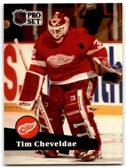 1991-92 Pro Set Tim Cheveldae Detroit Red Wings #57