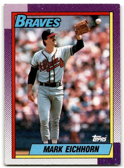 1990 Topps Mark Eichhorn Atlanta Braves #513