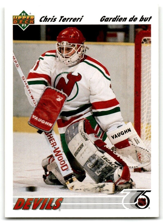 1991-92 Upper Deck Chris Terreri New Jersey Devils #115