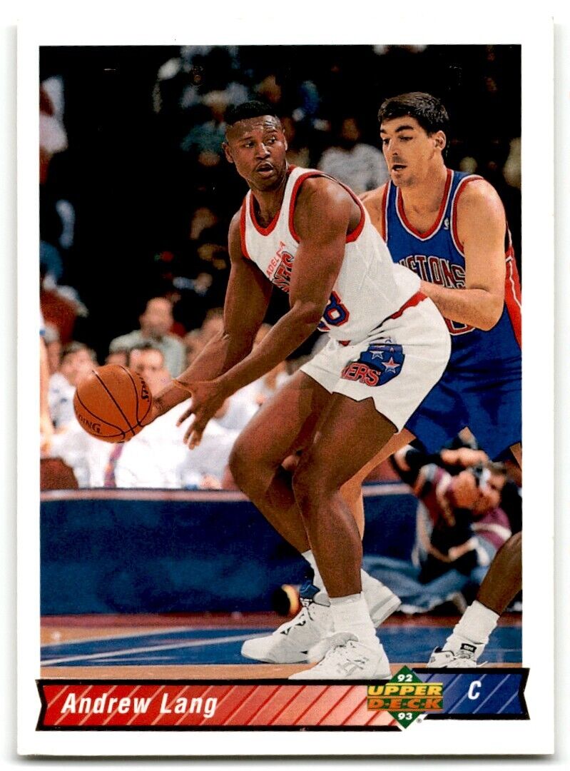 1992-93 Upper Deck Andrew Lang Philadelphia 76ers #331