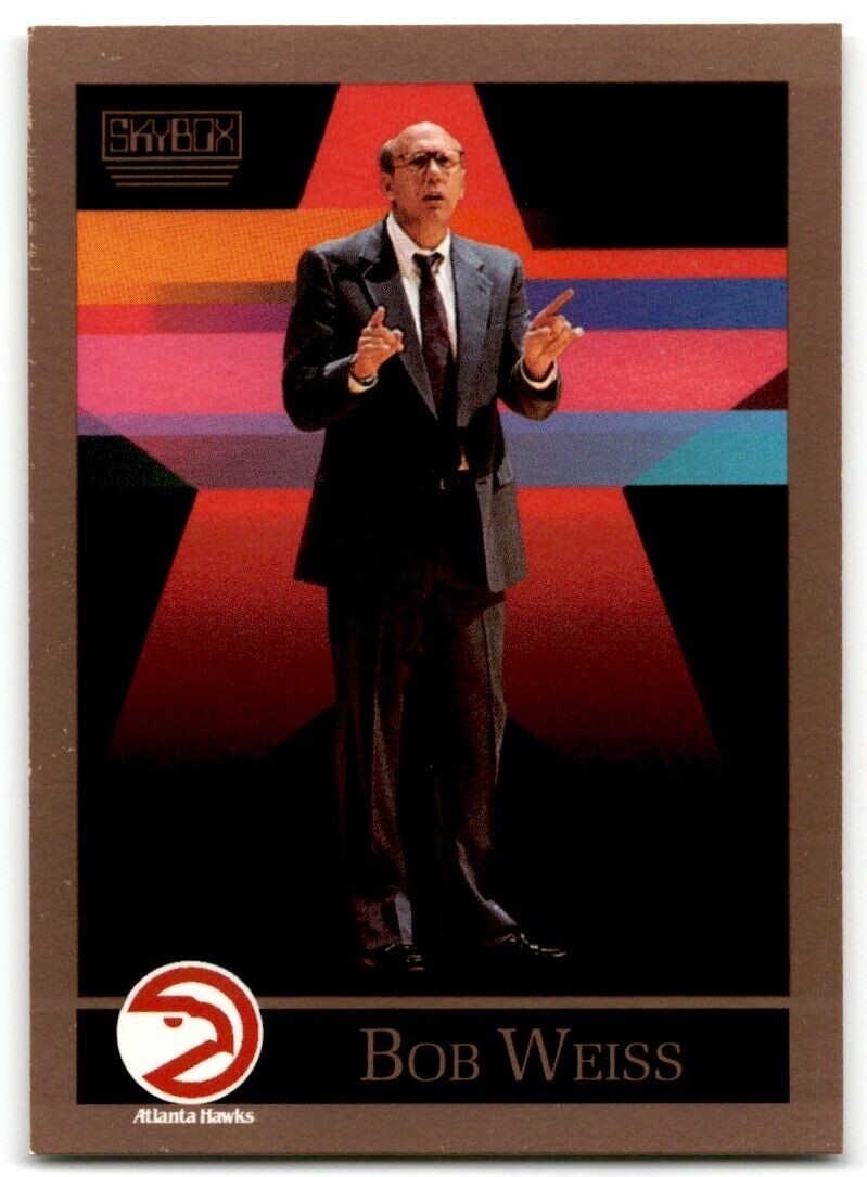 1990-91 SkyBox Bob Weiss Atlanta Hawks #301