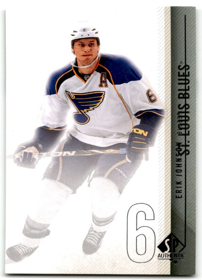 2010-11 SP Authentic Erik Johnson St. Louis Blues #145