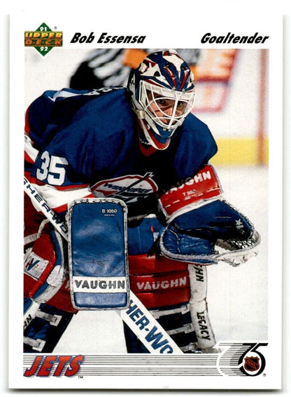 1991-92 Upper Deck Bob Essensa Winnipeg Jets #101B