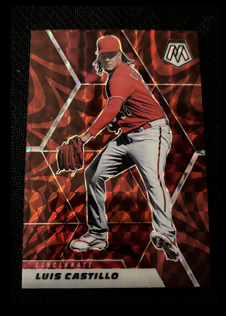 2021 Panini Mosaic Prizm Red Luis Castillo Cincinnati Reds #164 Parallel