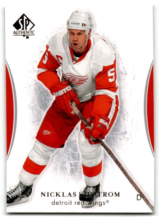 2007-08 SP Authentic Nicklas Lidstrom Detroit Red Wings #98