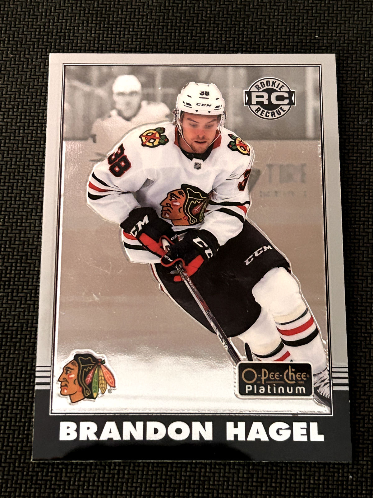 2020-21 O-Pee-Chee Platinum Retro Rookies Rainbow Brandon Hagel #R-59 Rookie RC