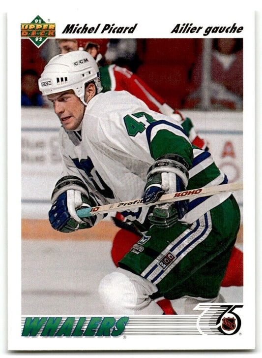 1991-92 Upper Deck Michel Picard Rookie Hartford Whalers #48