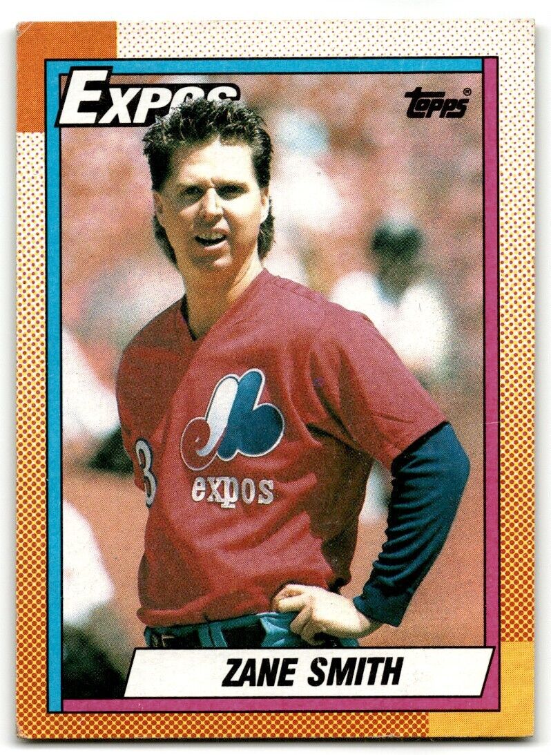 1990 Topps Zane Smith Montreal Expos #48