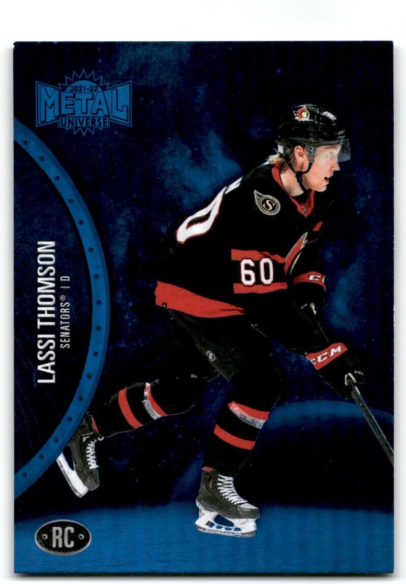 2021-22 Skybox Metal Universe Lassi Thomson Rookie Ottawa Senators #194