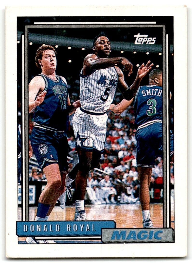 1992-93 Topps Donald Royal Orlando Magic #378