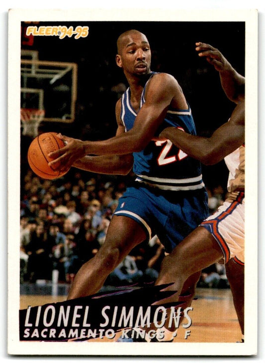 1994-95 Fleer Lionel Simmons Sacramento Kings #196