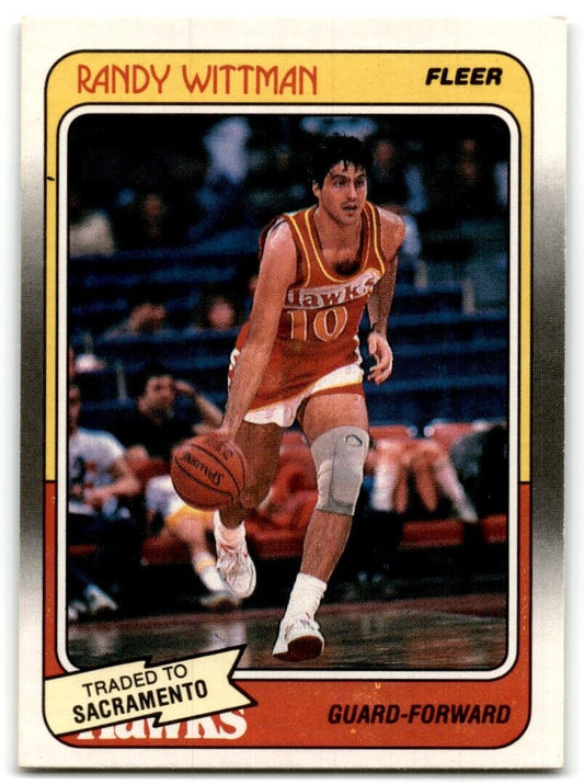 1988-89 Fleer Randy Wittman Sacramento Kings #7