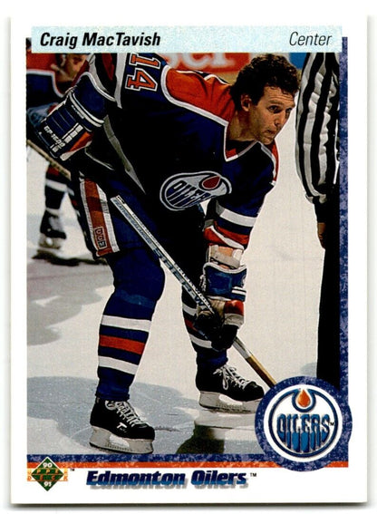 1990-91 Upper Deck Craig MacTavish Edmonton Oilers #169