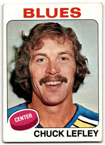 1975-76 Topps Chuck Lefley St. Louis Blues #282