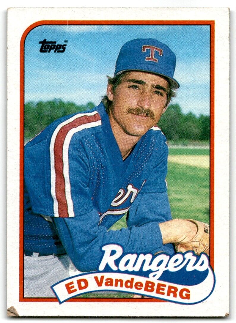 1989 Topps Ed Vande Berg Texas Rangers #242