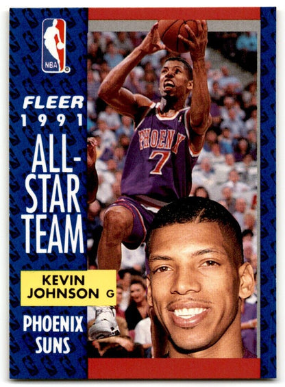 1991-92 Fleer Kevin Johnson Phoenix Suns #210