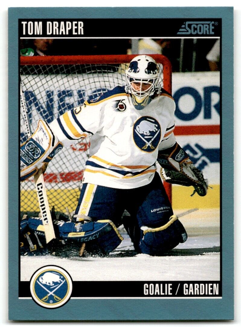 1992-93 Score Tom Draper Buffalo Sabres #530