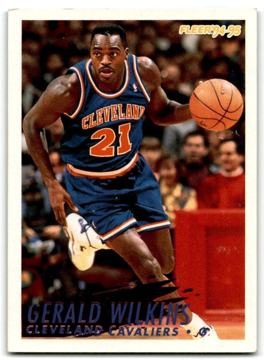 1994-95 Fleer Gerald Wilkins Cleveland Cavaliers #45