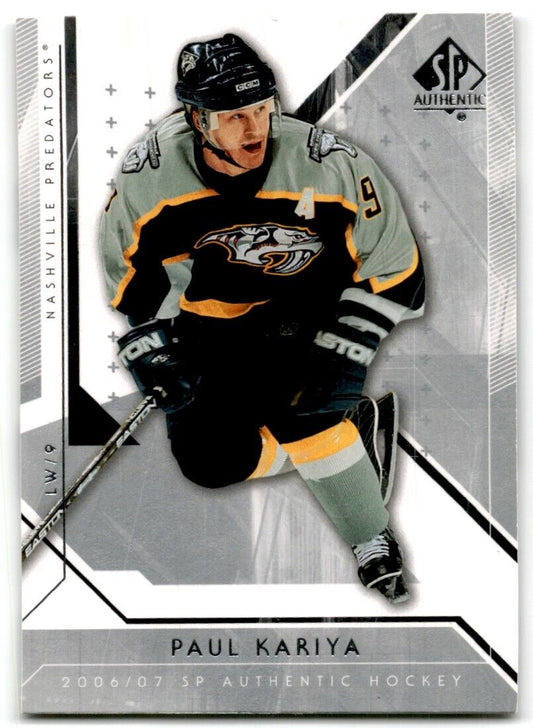 2006-07 SP Authentic Paul Kariya Nashville Predators #46