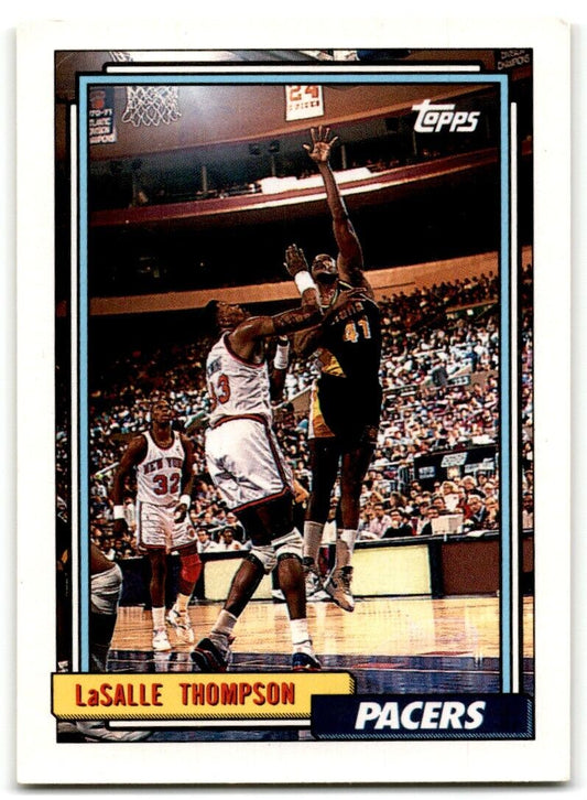 1992-93 Topps LaSalle Thompson Indiana Pacers #305