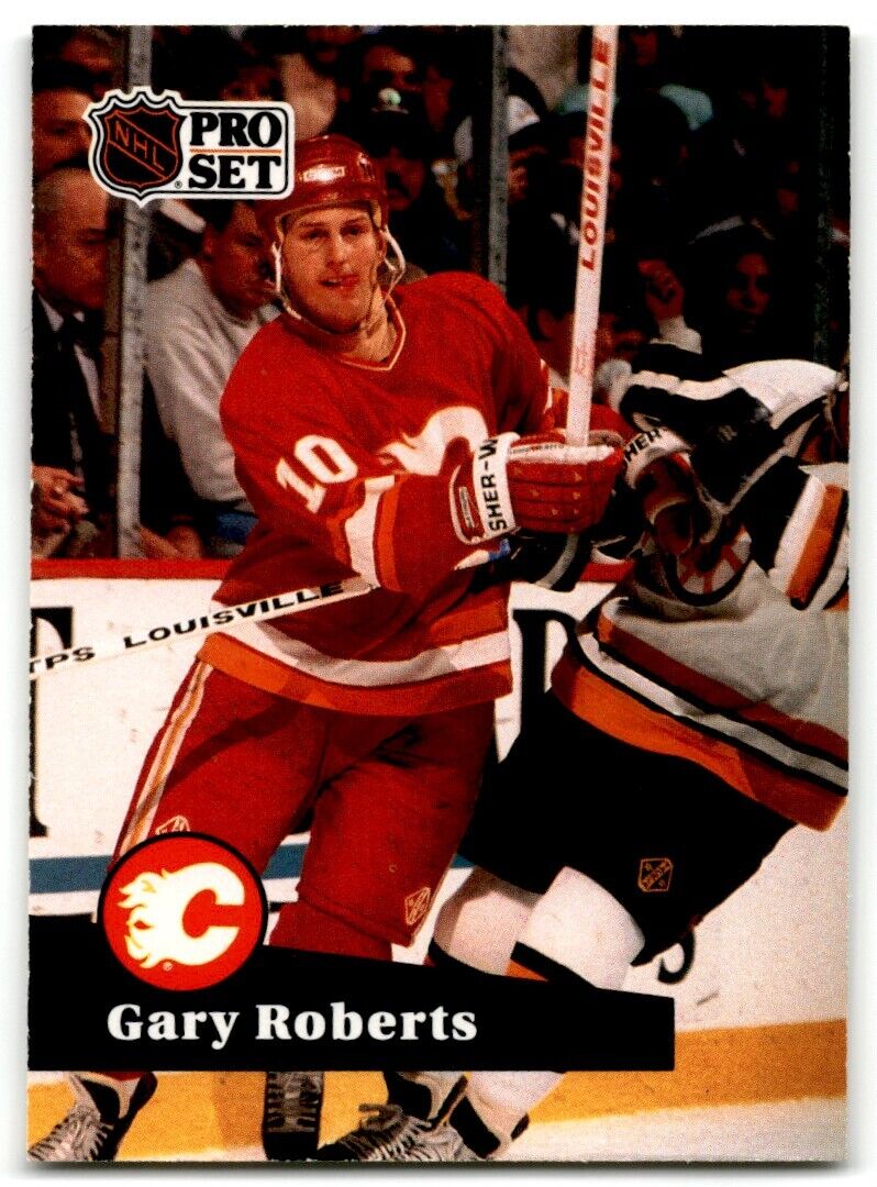 1991-92 Pro Set Gary Roberts Calgary Flames #30