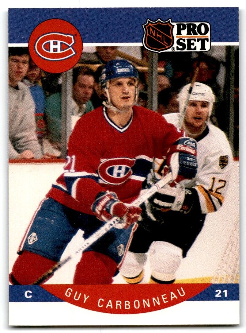 1990-91 Pro Set Guy Carbonneau Montreal Canadiens #146