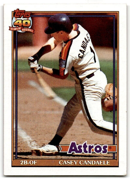 1991 Topps Casey Candaele Houston Astros #602