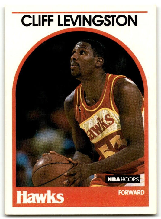 1989-90 Hoops Cliff Levingston Atlanta Hawks #22