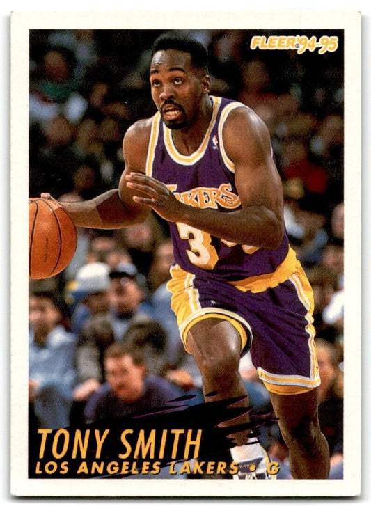 1994-95 Fleer Tony Smith Los Angeles Lakers #111