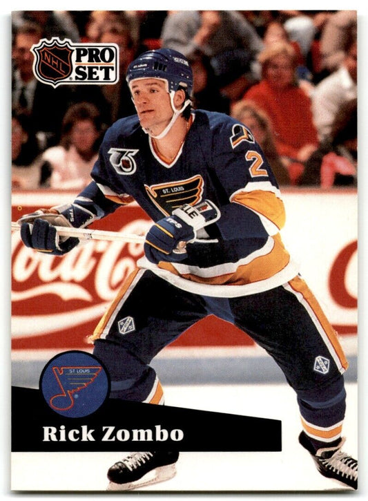 1991-92 Pro Set Rick Zombo St. Louis Blues #474