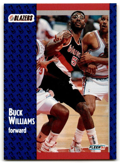 1991-92 Fleer Buck Williams Portland Trail Blazers #173