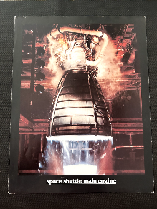 NASA Space Shuttle main engine litho