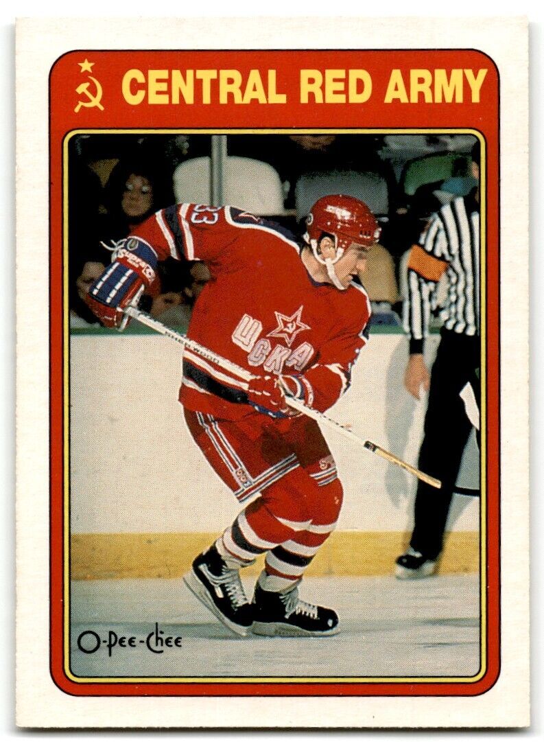 1990-91 O-Pee-Chee Central Red Army Igor Maslennikov Central Red Army #14R